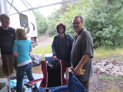 Cris Jean 4wheeling rain